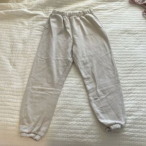 Zara beige sweatpants